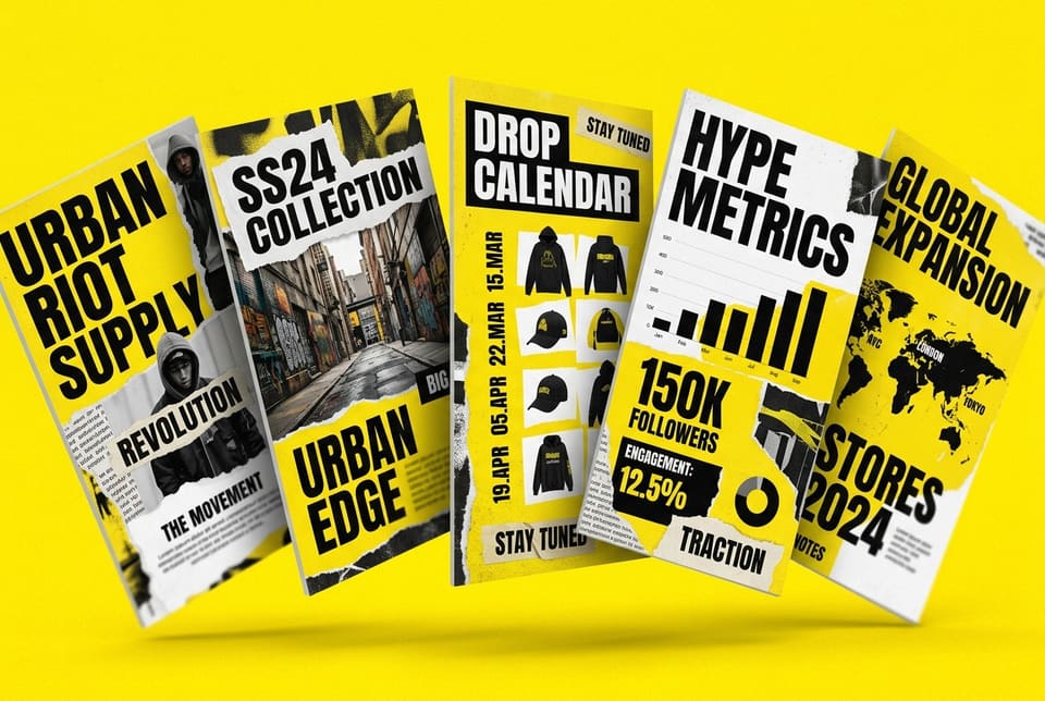 Startup Deck Moda — concept Creativo